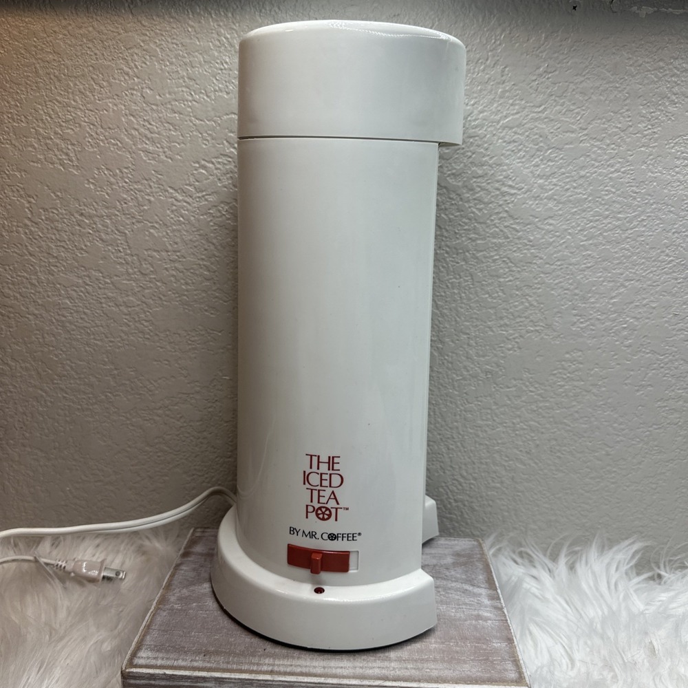 $16 🌙 Mr. Coffee Iced Tea TM1 Replacement 2 Qt REPLACEMENT Maker White Red